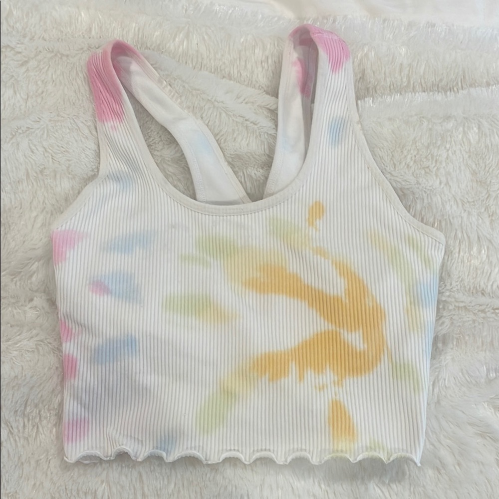 Spiritual gangster tank top size xs/s tie dye